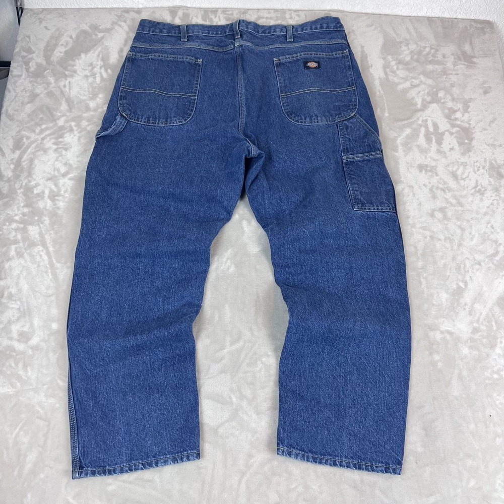 Y2K Dickies Carpenter Jeans Mens 40x30 Blue Denim Workwear Streetwear Skater
